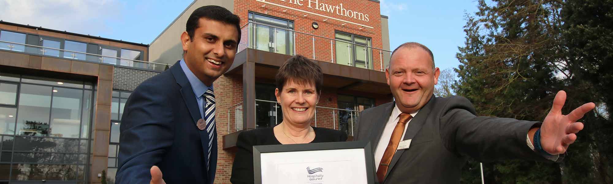 The Hawthorns Northampton Hospitality Assured Award Northamptonshire banner hero